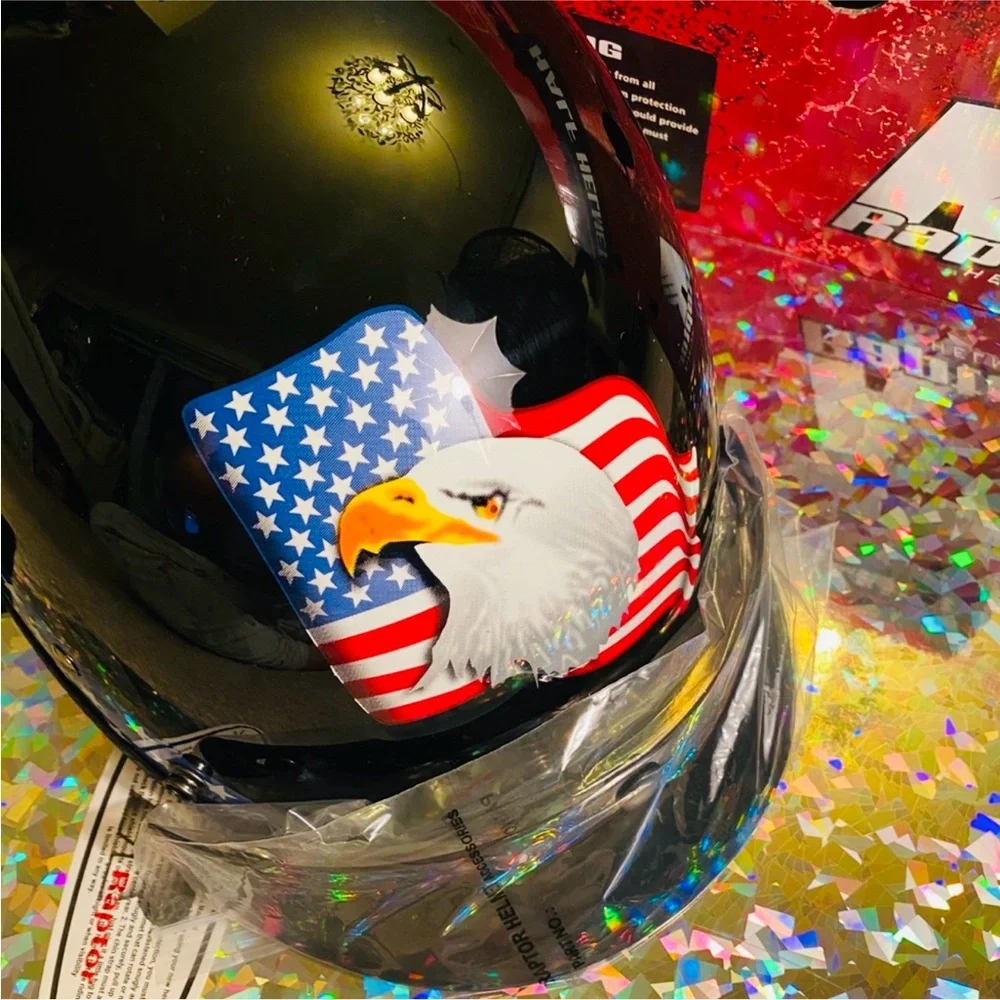 Glossy Black Half Helmet